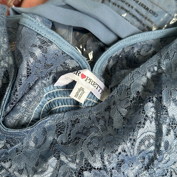 Lace bodice evening dress sash belt - Picture 1 of 6